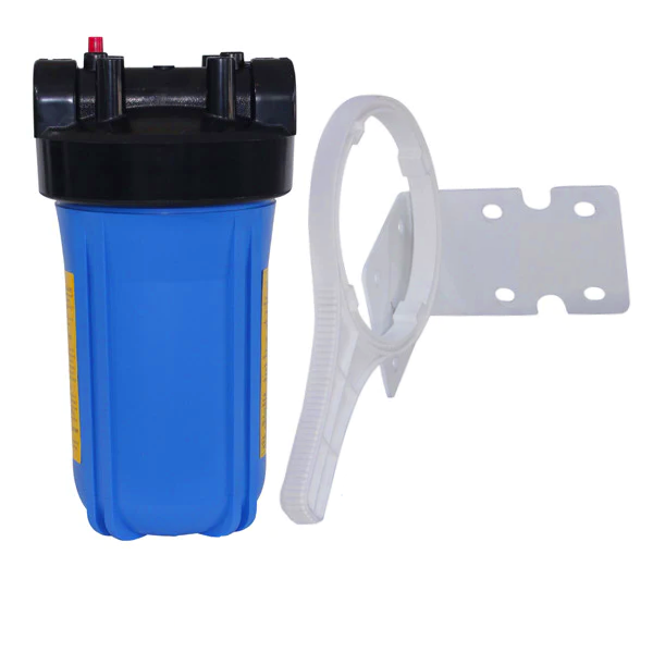 10" x 4" Excelpure Water Filter Housing Kit Blue/Black Everything H2O